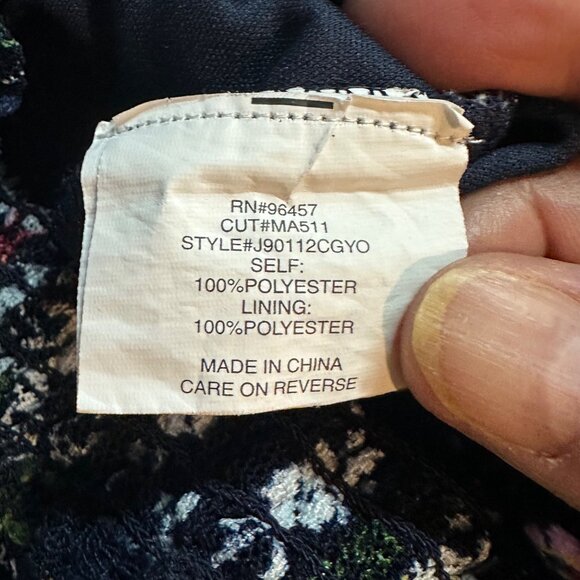 Black Sheer Floral Lace Top With Smocked Neck & Hem Short Puff Sleeves By Eyesha - Picture 4 of 7